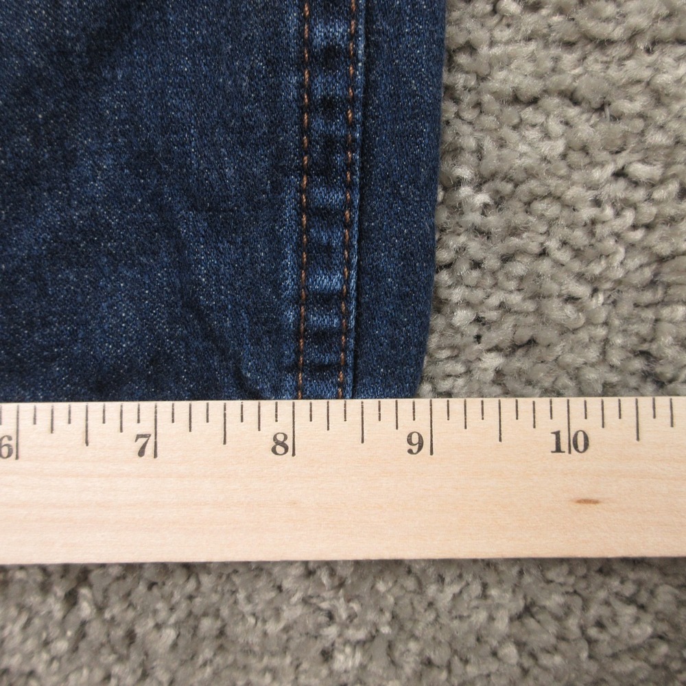 Levis Jeans Mens 34x32 Blue 569 Loose Straight Baggy Faded Whisker Denim Pants - Picture 3 of 9